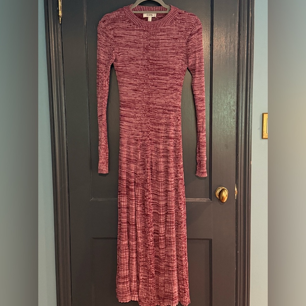 COS Women's Textured Ribbed Dress - Picture 6 of 6